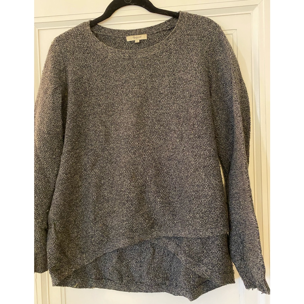 Madewell Brand Black And Grey Sweater. Pre Loved. Size Medium